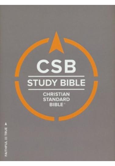 CSB Study Bible, Hardcover: Red Letter, Study Notes and Commentary, Illustrations, Ribbon Marker, Sewn Binding, Easy-To-Read Bible Serif Type