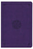 ESV Large Print Bible, Lavender TruTone, Emblem Design