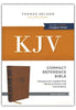 KJV Holy Bible: Compact Brown Leathersoft