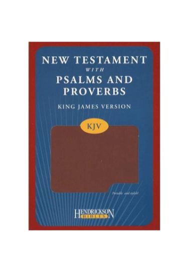 KJV New Testament with Psalms and Proverbs, Espresso Flexisoft