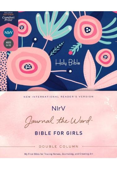 NIrV Journal the Word Double-Column Bible for Girls, Hardcover