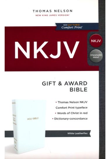NKJV Gift and Award Bible, White