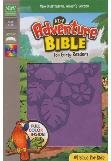 NirV Adventure Bible for Early Readers, Italian Duo-Tone, Tropical Purple