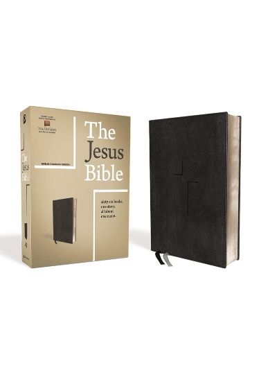 The Jesus Bible, ESV Edition, Leathersoft, Black