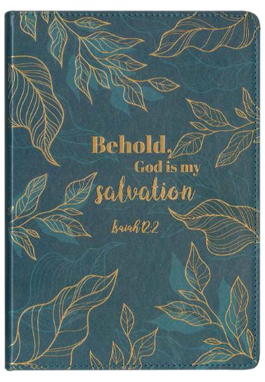 God Is My Salvation Lux-Leather Journal