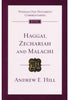 Haggai, Zechariah & Malachi: An Introduction And Commentary - Andrew E. Hill Bible Study InterVarsity Press   