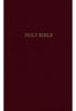 KJV Holy Bible, Personal Size Giant Print Reference Bible, Burgundy Leather-Look