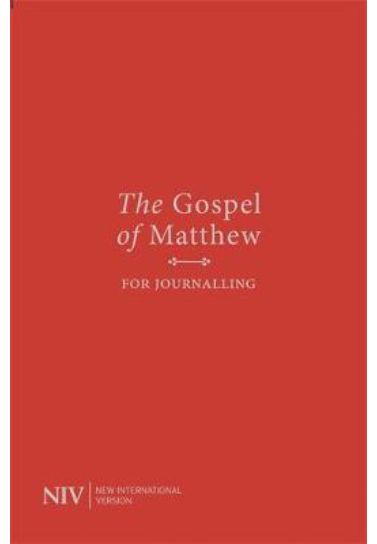 NIV Gospel of Matthew for Journalling Scripture Journals Hodder & Stoughton   