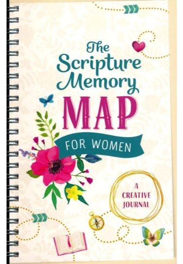 Scripture Memory Map for Women: A Creative Journal Devotionals Barbour Publishing   