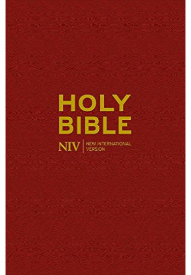 NIV Popular Burgundy Hardback Bible Bibles Hodder & Stoughton   